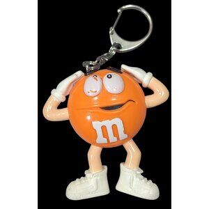 Orange M&M 2011 Figural Keychain Flashlight